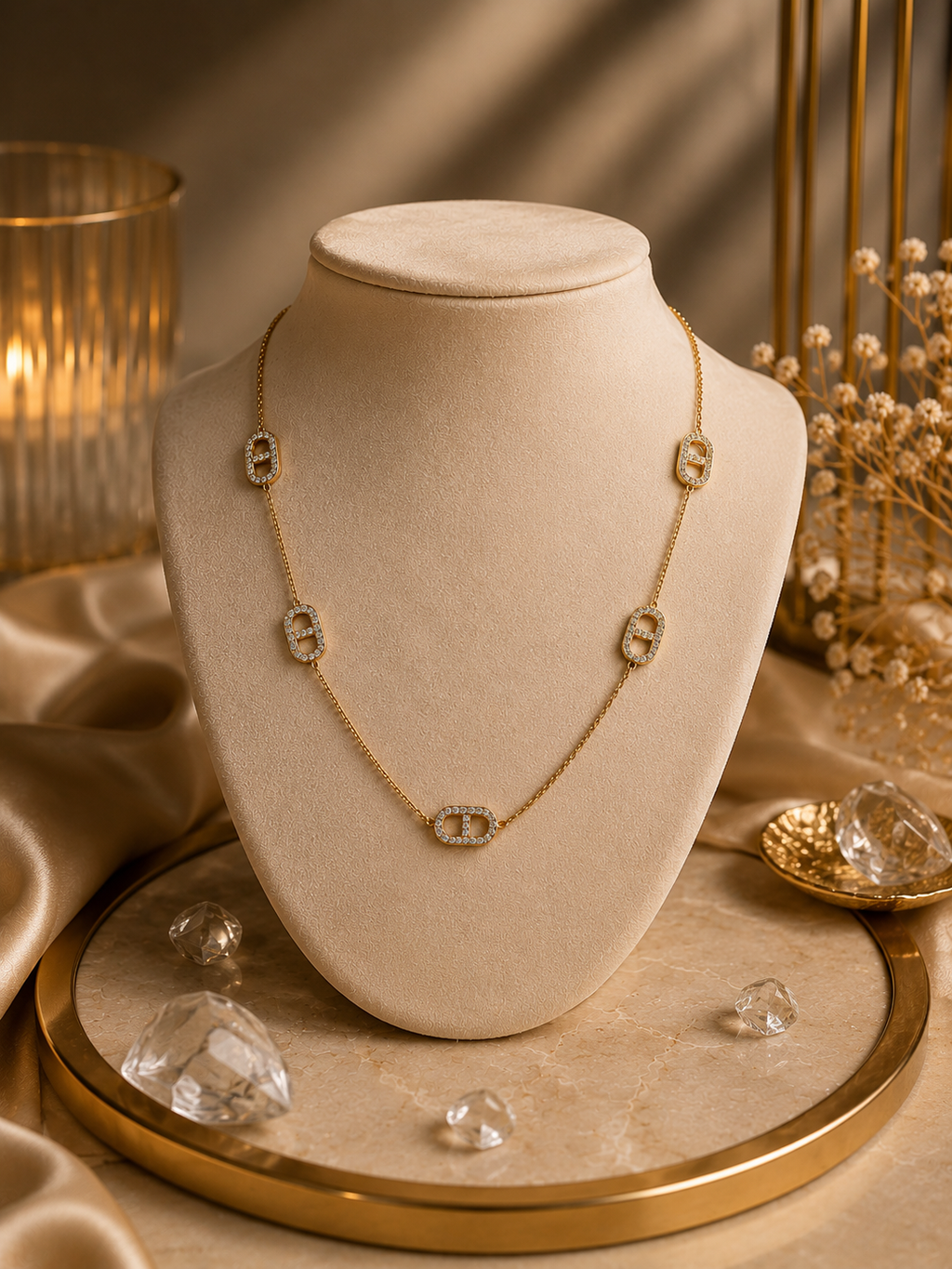 Collier ￼Lueur Dorée