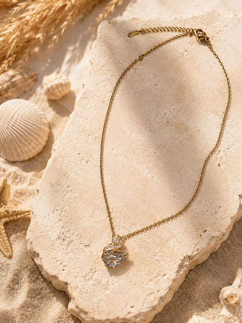 Collier Aile de Perle