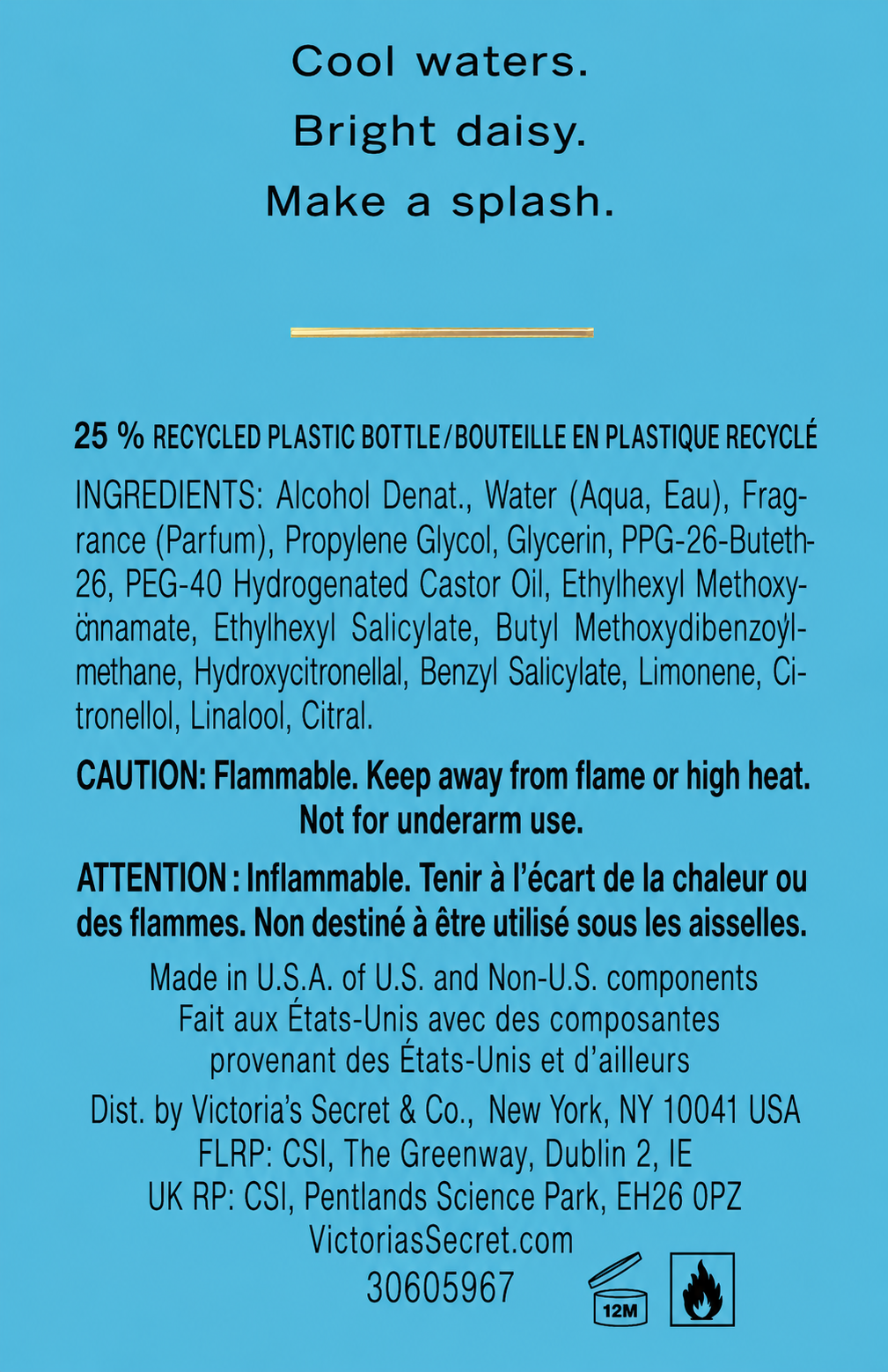 Victoria’s Secret Aqua Kiss – Brume Parfumée 250 ml