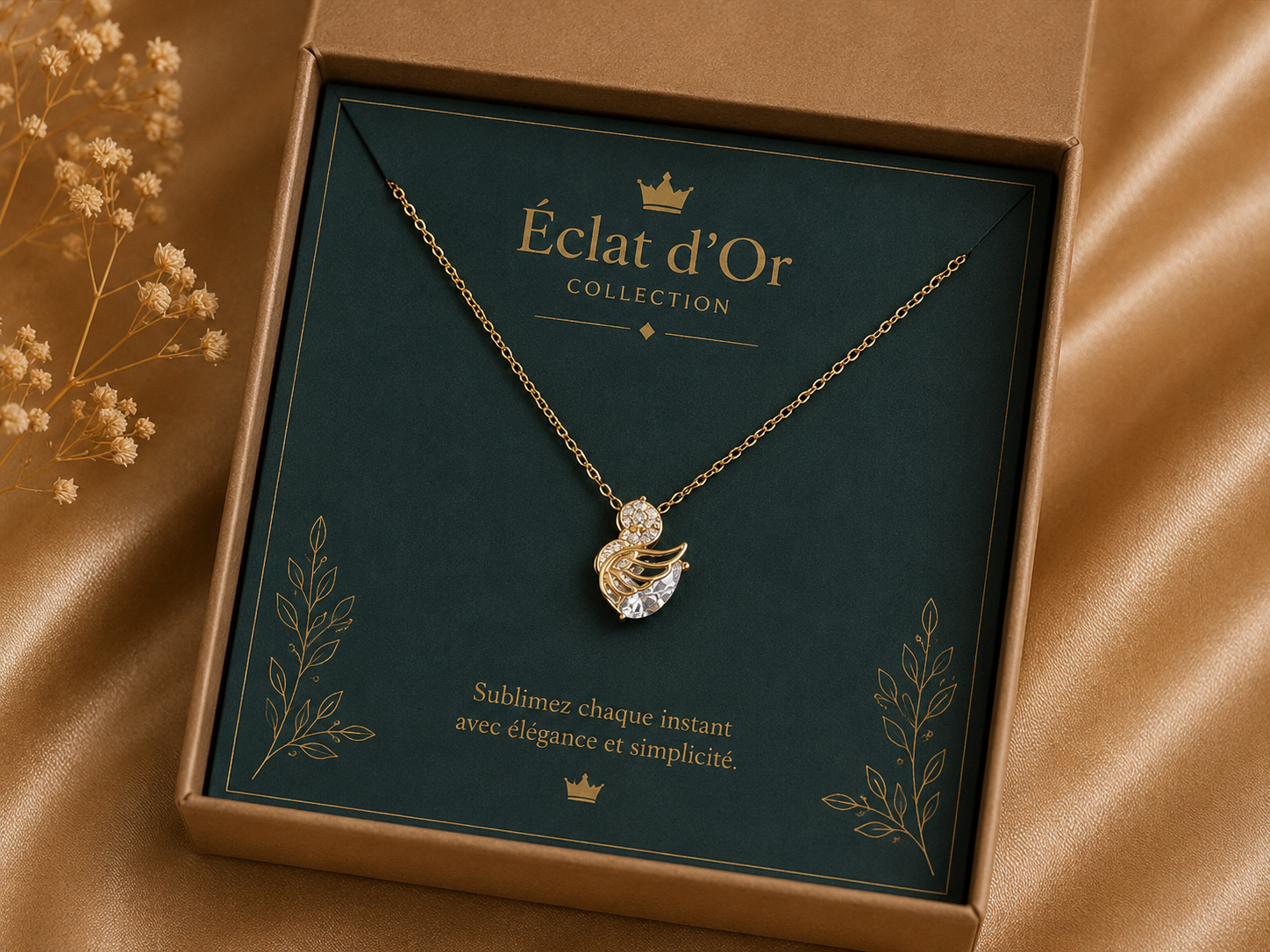 Collier Aile de Perle